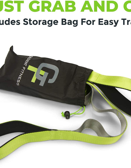 Load image into Gallery viewer, Stretching Strap, Premium Quality Multi-Loop Strap, Neoprene Padded Handles, 12 Loops, 1.5" W X 8' L
