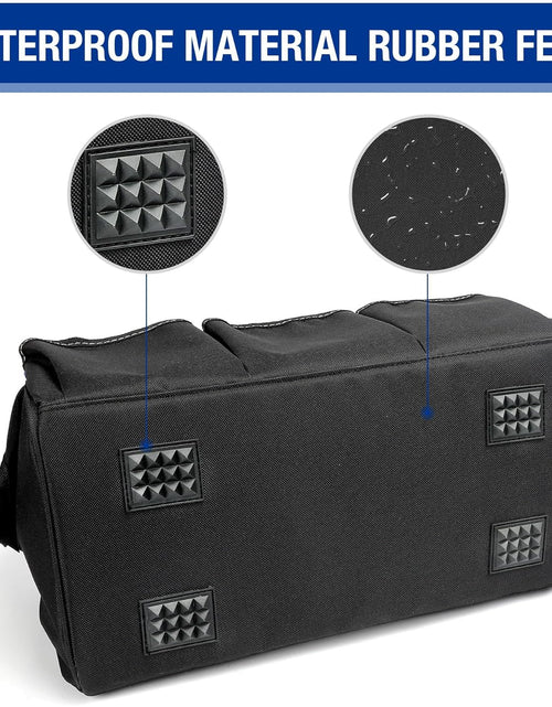 Load image into Gallery viewer, 18-Inch Close Top Wide Mouth Storage Tool Bag with Adjustable Shoulder Strap, Sturdy Bottom
