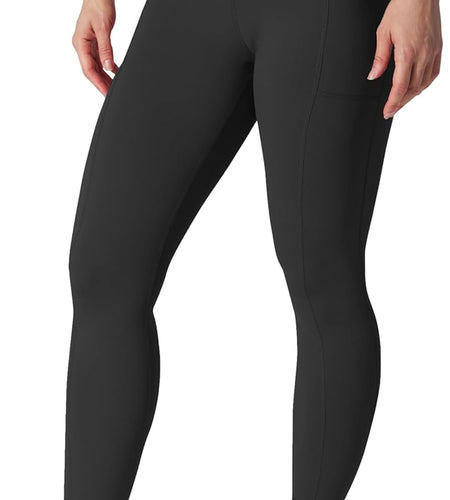 Super High Waist Elastic Free Ankle Legging with Side Pocket