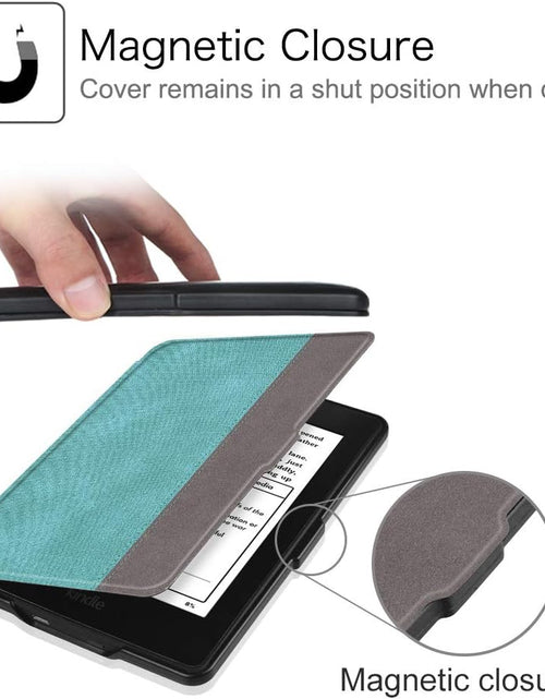 Load image into Gallery viewer, Slimshell Case for 6" Kindle Paperwhite 2012-2017 (Model No. EY21 &amp; DP75SDI) - Lightweight Protective Cover with Auto Sleep/Wake (Not Fit Paperwhite 10Th &amp; 11Th Gen), Turquoise
