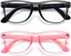 Transparent Black + Transparent Pink