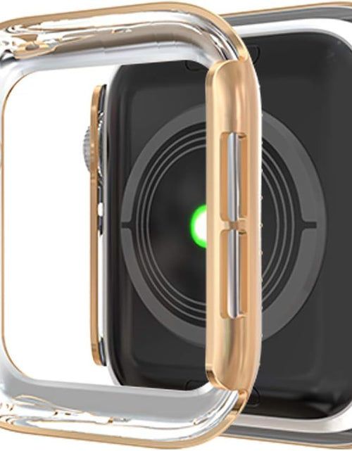 Load image into Gallery viewer, [5-Pack] Protector Case Compatible with Apple Watch Series 3 Series 2 Series 1 38Mm Cover, Double Row Bling Crystal Diamonds Protective Cover PC Plated Bumper Frame Accessories (5 Colors, 38Mm)
