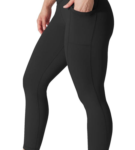 Super High Waist Elastic Free Ankle Legging with Side Pocket