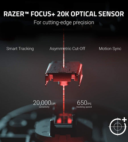 Basilisk V2 Wired Gaming Mouse: 20K DPI Optical Sensor, Fastest Gaming Mouse Switch, Chroma RGB Lighting, 11 Programmable Buttons, Classic Black