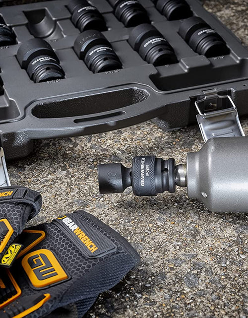Load image into Gallery viewer, 13 Pc. 1/2" Drive 6 Pt. Standard Universal Impact Socket Set, SAE - 84938N
