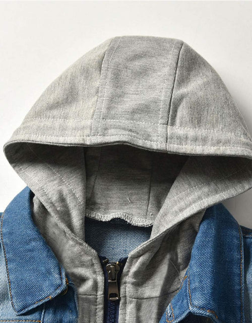 Load image into Gallery viewer, Baby Boys Girls Denim Jacket Kids Toddler Button down Jeans Jacket Top Coat Outerwear
